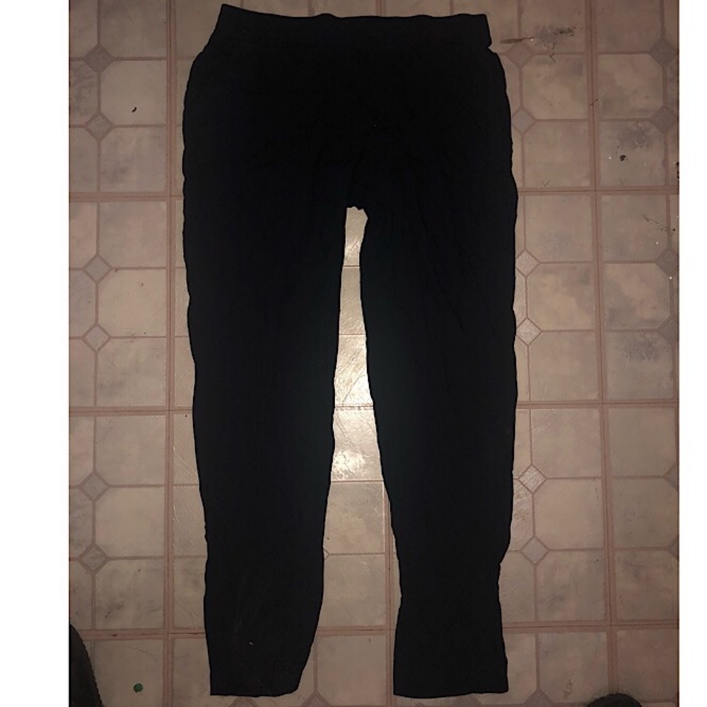 Navy blue flowy pants